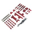 thumbnail image 2 of Almencla RC Car Upgrade Spare Kits RC Upgrade RC Car Pull Rod Replace Sturdy Metal RC Accessories for 1/12 MN82 LC79 RC Crawler RC Car red, 2 of 8