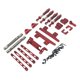 thumbnail image 2 of Kits de repuesto para actualización de vehículos RC, actualización RC, eje de transmisión, fácil de instalar, accesorios RC de metal resistentes para rojo, 2 of 8