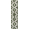 thumbnail image 2 of JONATHAN Y TUSCAN SUN 2 x 8 Runner Rug, Lior Geometric Moroccan Diamond - Green/Cream, TSN202D-28, 2 of 8