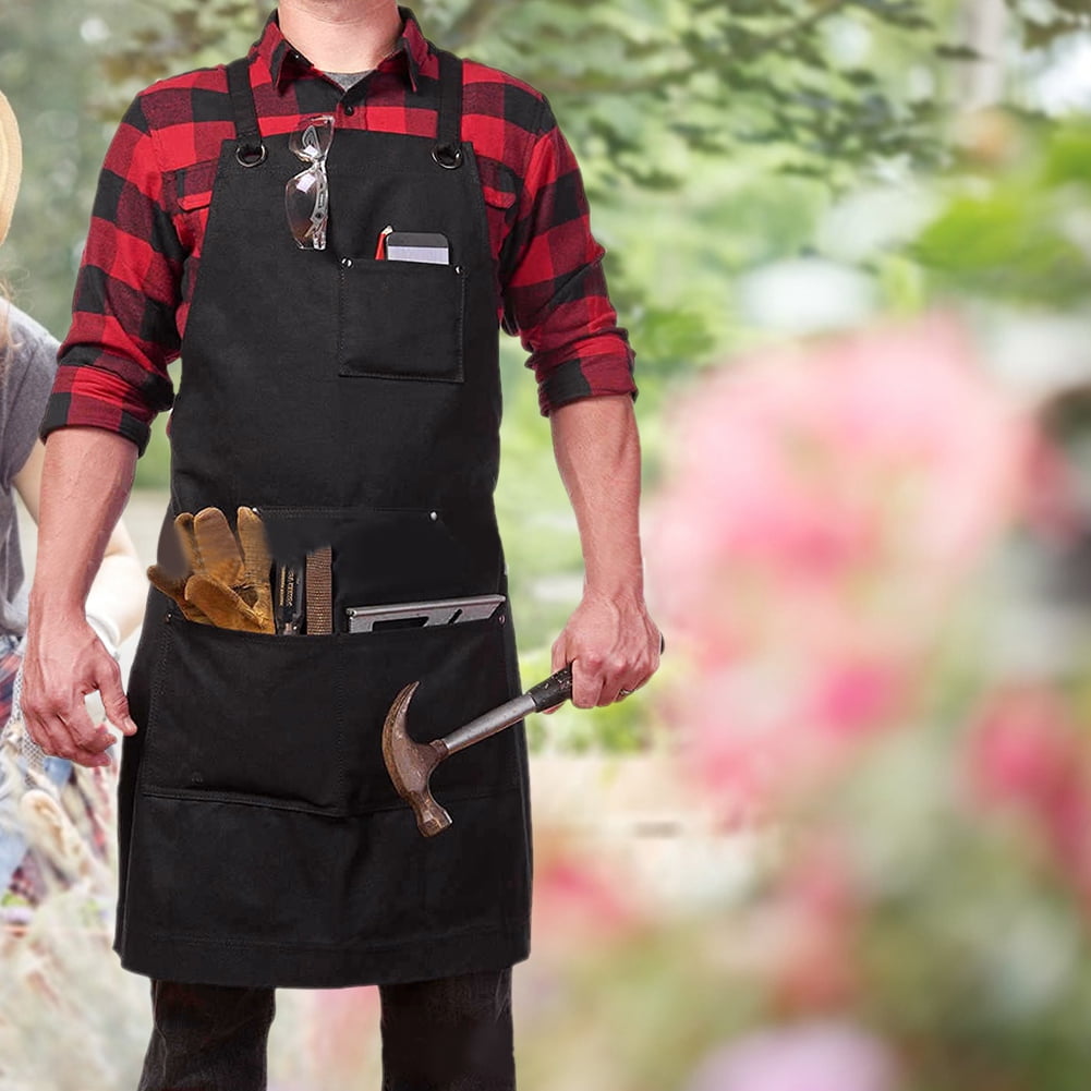 Ccdes Portable Garden Tool Apron, Apron, Multiple Large