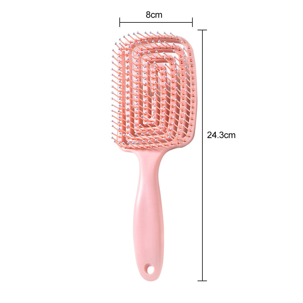 Hairstreaq Detangling Brush, Wet Dry Detangler Hair Brushes, Vented  Detangling Brush, Fast Drying Styling Massage Hairbrush for Women & Kids'  Long