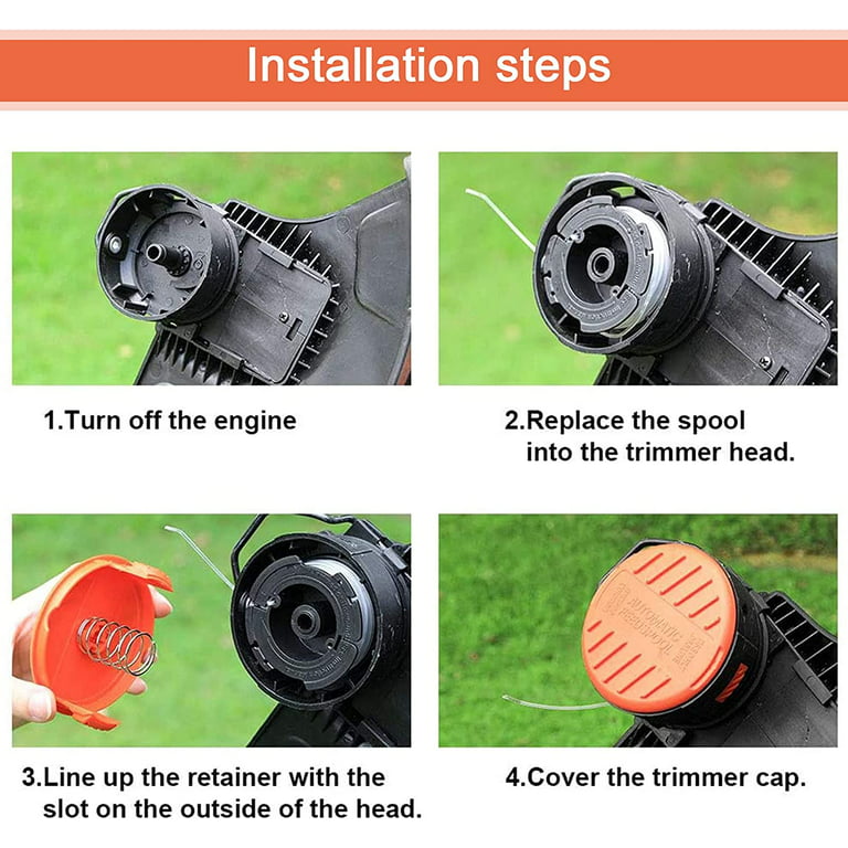How to Change the Automatic Feed Spool (AFS) line on Black & Decker  Trimmers 