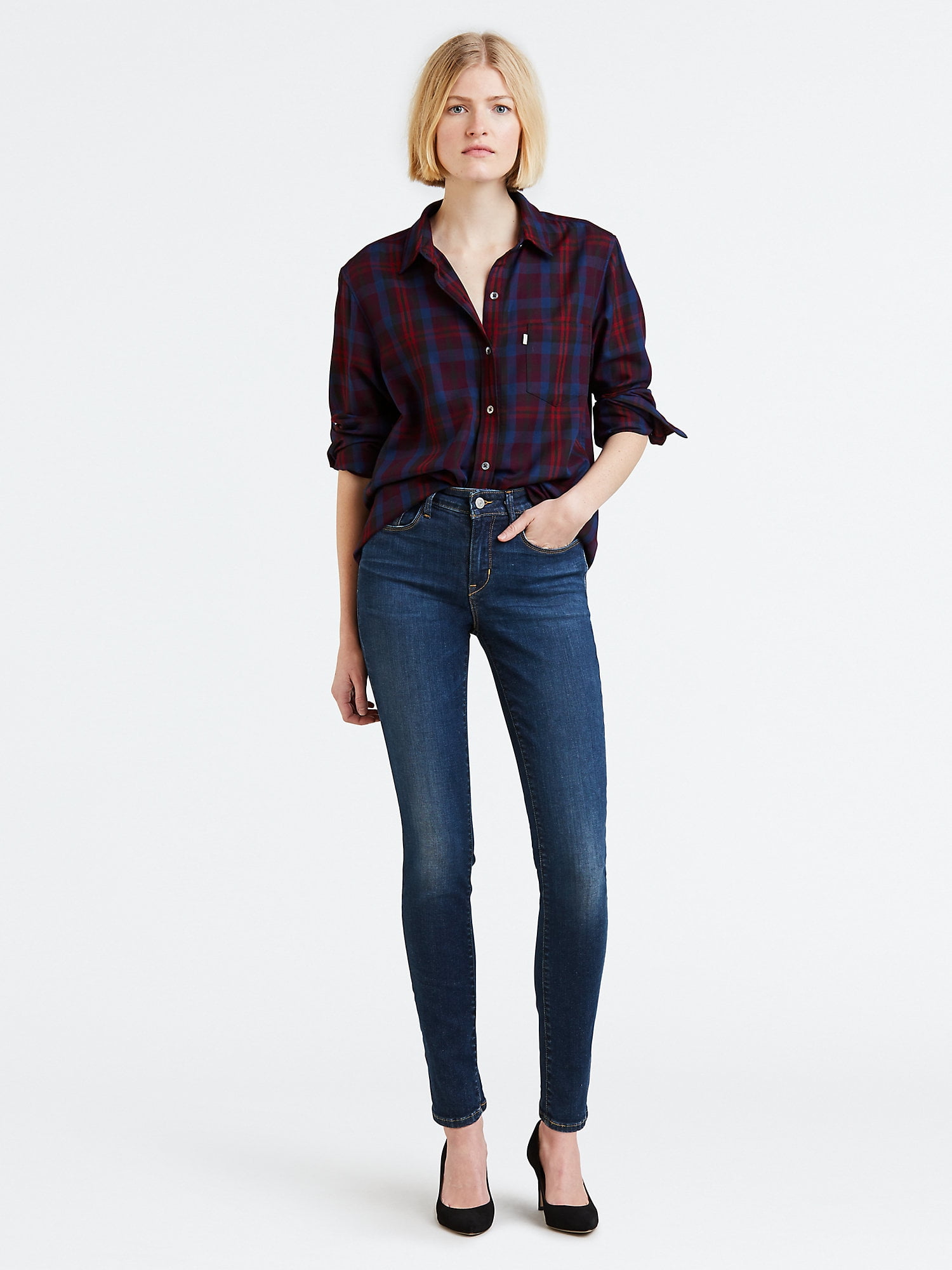 Levi's Women's Classic Modern Mid Rise Skinny Jeans - Walmart.com