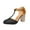 Black, variant on Anuirheih Closed Toe Heels for Women, Comfortable Chunky Heels for Women, Summer Ankle Strap Womens Heels(Black)