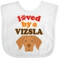 thumbnail image 3 of Inktastic Vizsla Dog Lover Boys or Girls Baby Bib, 3 of 4