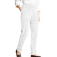 thumbnail image 6 of Tiweut Pants for Women Corduroy Long Straight Leg Elastic Waist with Pockets Trousers, 6 of 7