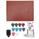 thumbnail image 5 of Paquete de accesorios para guitarra, paquete de accesorios para guitarra, kit de paquete de accesorios para guitarra para principiantes, sistema de aprendizaje de acordes de guitarra confiable y duradero, 5 of 8