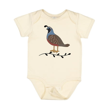 

Inktastic Quail Cute Bird Watching Gift Baby Boy or Baby Girl Bodysuit
