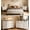 5 PCS-Set 4-White, variant on 5 Pieces Bedroom Furniture Set, Includes Queen Size Bed Frame with Headboard, 2 Wooden Cutout Handle Dressers,Nightstand Set of 2 for Bedroom, White