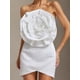 thumbnail image 5 of Vestido Bellabarnetten Tannen Flower Mini sin tirantes, 5 of 6