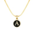 thumbnail image 2 of YYKihy A Z Capital Letter Initial Necklace For Women Chain Alphabet Pendant Gold Plated Clavicle Necklaces Collar Jewelry, 2 of 9