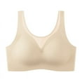 thumbnail image 6 of XFHLMJFF Breathable Bra For Women Everyday Bralette Seamless Backless Wireless Fixed Cup Vest Stylish Underwear, 6 of 9