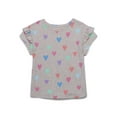 thumbnail image 2 of 365 Kids by Garanimals Girls Print Ruffle Sleeve Tee, 2-Pack, Sizes 4-10, 2 of 3