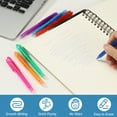 thumbnail image 5 of Uxcell 6Pcs Erasable Gel Pens, 0.5mm Fine Point Heat Erasable Marking Pen with Cap Smooth Writing Fabric Markers for Sewing Drawing Writing Planner, Orange Ink, 5 of 6