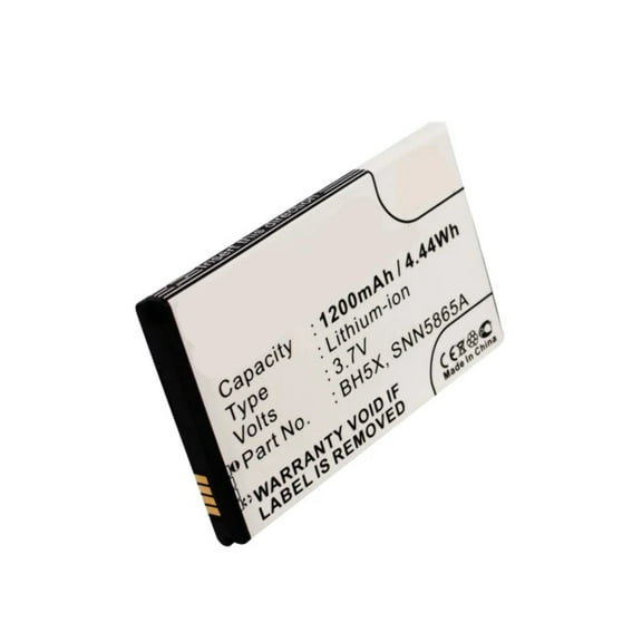 Batteries N Accessories BNA-WB-L3886 Cell Phone Battery - Li-ion, 3.7, 1200mAh, Ultra High Capacity Battery - Replacement for Motorola BH5X, SNN5865A Battery