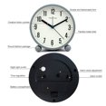 thumbnail image 3 of Reloj despertador de Metal redondo de 4 pulgadas Digital Simple moderno moderno reloj de luz de segunda noche de barrido silencioso MFZFUKR BST3004033-3, 3 of 6