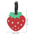 thumbnail image 2 of Unique Bargains 1 Pc Strawberry Luggage Tag for Travelling Red, 2 of 3