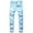 Blue, variant on OJinShaWanO Petite Pants Men's Fashion Oversized Ripped Slim Jeans Pants Trousers