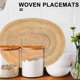 thumbnail image 2 of 2 Pcs Oval Rattan Placemat,Natural Rattan Hand-Woven,Tea Ceremony, 2 of 5