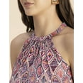 thumbnail image 5 of Moomaya Sleeveless Halter Neck Printed Loose Fit Top - Women's Summer Top, 5 of 9