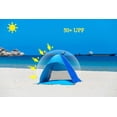 thumbnail image 5 of iCorer Pop Up automático instantáneo portátil al aire libre Quick Cabana Beach Tent Sun Shelter, azul, 5 of 5