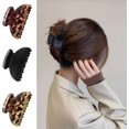 thumbnail image 5 of 3 pinzas para el pelo antideslizantes CHAO carey leopardo 3 colores, 5 of 5
