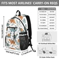 thumbnail image 3 of JIALIOU 14" Laptop Backpack Waterproof Airline Approved Stylish Casual Daypack for Travel Business College Work, Cartoon Dinosaurs Leaves, 3 of 8