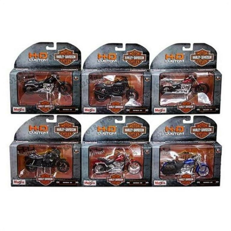 Maisto 1:18 Scale Harley Davidson Diecast Motorcycle Set - Walmart.com