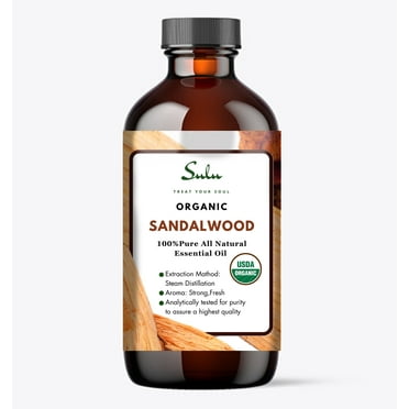 Organic Sandalwood Essential Oil-100% Pure and Natural USDA Organic