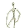 thumbnail image 6 of 17", 16", 18"H Silver Aluminum Dancer Sculpture with Marble Base, by DecMode (3 Count), 6 of 9