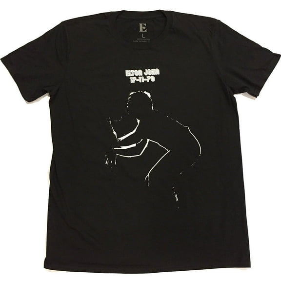 Men's Elton John 17.11.70 Album T-shirt Small Black