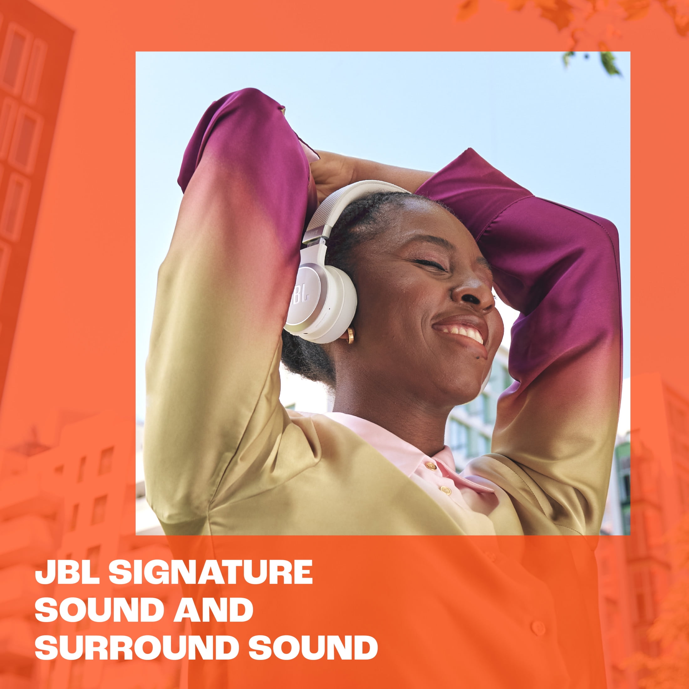 JBL Live 670NC - Wireless On-Ear Headphones with True Adaptive Noise Cancelling, Black
