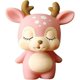 thumbnail image 1 of Deer Piggy Bank, Pig Piggy Bank With Deer Piggy Bank, Brown Deer, 1 of 5