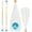 A: Blue in White, variant on SUP Paddle Board Paddle - Adjustable Paddleboard Paddle Oar 4-Piece Floating Aluminum SUP Kayak Paddle