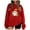 QR1-Red, variant on VKOYWKM Women's Oversized Sweatshirts Halloween Ghost Graphic Sweatshirt Crewneck Long Sleeve Fall Pullover Party Tops Matching Family Halloween Sweatshirts