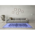 thumbnail image 3 of Ahgly Company Indoor Rectangle Oriental Blue Industrial Area Rugs, 2' x 5', 3 of 4