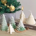 thumbnail image 3 of Molde de silicona de árbol de Navidad 3D, Kit de fabricación de velas de Navidad DIY, jabón hecho a mano, yeso, resina, herramientas para hornear, regalos de vacaciones, 3 of 4