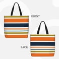 thumbnail image 2 of Easygdp Colorful Pastel Stripes Bolsa Tote para Mujer, Bolso de Hombro para Trabajo, Playa, Viajes, Compras y Supermercado, 2 of 7