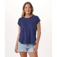 thumbnail image 2 of Boxercraft BW2102 Ladies Sweet Tee-Navy-S, 2 of 4