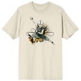 thumbnail image 3 of Avatar The Last Airbender Aang Bending Men's Natural Graphic Tee - M, 3 of 6