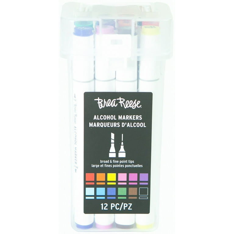 Brea Reese Dual Tip Markers Glitter Pack Of 12 Markers - Office Depot
