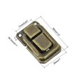 thumbnail image 2 of Toggle Catch Lock 1.5" x 1", 12 Pack Metal Buckle Hasp Lock Latch Clasp for Jewelry Box Wooden Case, Bronze, 2 of 7
