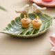 thumbnail image 2 of Bandeja de Cerámica con Forma de Pájaro para Guardar Joyas, Bandeja para Dim Sum, de Postre, Decoración para el Hogar, Mesa de Té, Cuenco de Escritorio, 2 of 5