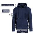 thumbnail image 3 of 3-Pack Men’s Fleece-Lined Full-Zip Hoodie (S-2XL), 3 of 5