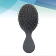 thumbnail image 2 of Cepillo desenredante con almohadilla y cerdas de cerdo, mango ergonómico, ideal para viajar y apto para todo tipo de cabello., 2 of 5