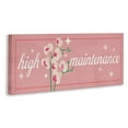 thumbnail image 3 of Stupell Industries Floral High Maintenance Canvas Wall Art design by Lil' Rue, 10 x 24, 3 of 7
