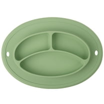 UpwardBaby Divider Plate with Suction Placemat - BPA Free - 100% Food-Grade Silicone - 6m+