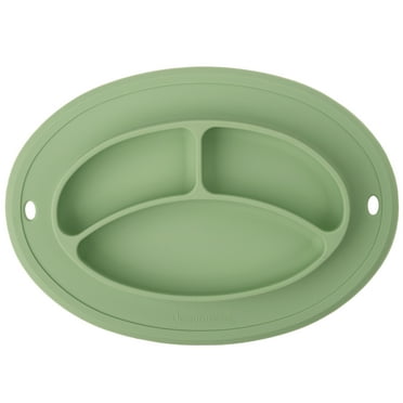 UpwardBaby Divider Plate with Suction Placemat - BPA Free - 100% Food-Grade Silicone - 6m+