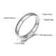 thumbnail image 2 of Minnieouse Anillos simples para parejas, adorno de joyería, regalos de compromiso de boda, elegante Color sólido, dedos plateados, decoración, anillo Ropa, zapatos y accesorios Miscelánea 6 mm Minnieouse AP014491-04, 2 of 6