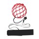 thumbnail image 5 of Red de entrenamiento de balón de fútbol, herramienta de entrenamiento de fútbol, bolsa de red de fútbol portátil, Control de habilidades, entrenador Rojo, 5 of 8